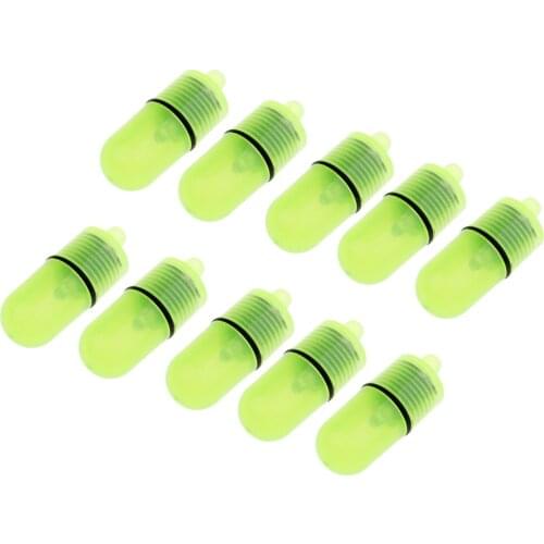 10pcs Electronic LED Light Fishing Equipment for Fishing Bite Alarm Red Blue