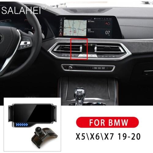 2021New Electric Car Mobile Phone Holder For BMW X5 X6 X7 2019 2020 Air Vent Mount Mobile Cell Stand GPS Support 360 Rotatable