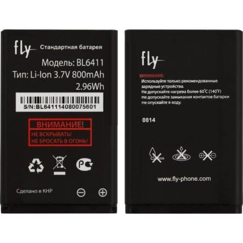 BL6411 battery for FLY DS104D DS107D BL6411 mobile phone