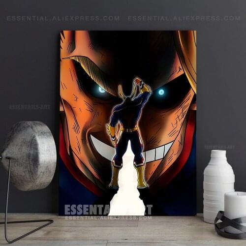 All Might Toshinori Yagi BNHA Anime Poster Canvas Wall Art Painting Decor Pictures Bedroom Living Room Home Decoration Prints