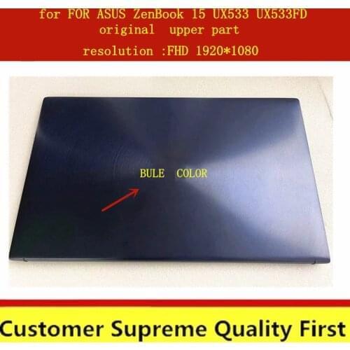 Original 15.6'' laptop assembly with cover FHD FOR ASUS ZenBook15 UX533 UX533F UX533FD full LCD screen assembly no fit UX533FTC