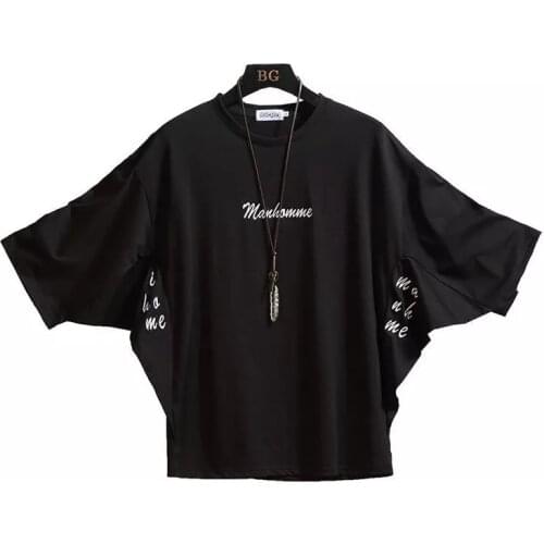 Summer Short Sleeves Harajuku Fashion Black T-shirt Streetwear One Piece Hip Hop Rock Punk MenS Top Tees Tshirt Clothes