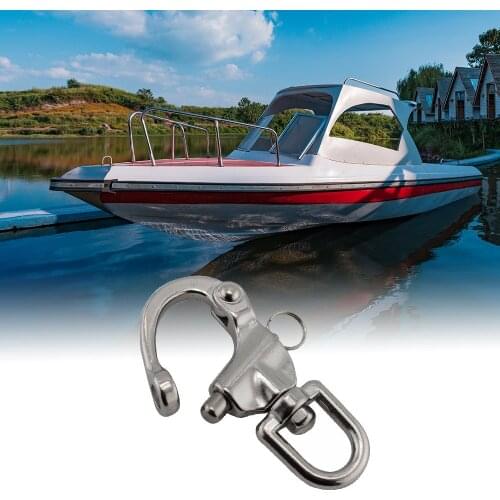 Stainless Steel Swivel Shackle Quick Release Boat Anchor Chain Eye Shackle Swivel Snap Hook For Marine Boat Yacht Hardware