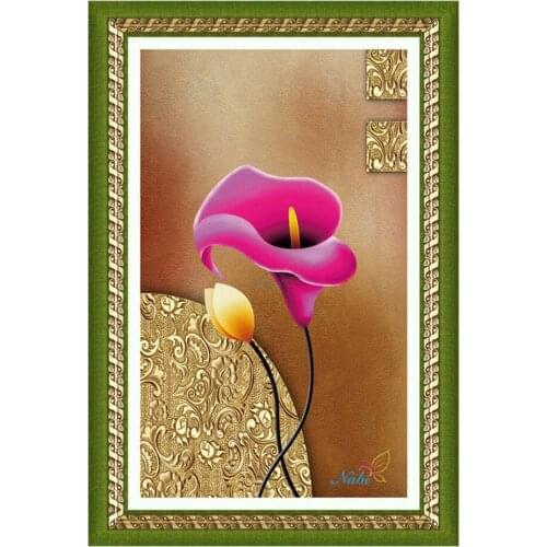 Square diamond Diy Diamond Embroidery Bright Flower 5D Diamond mosaic Painting Modern Flower Cross Stitch Rhinestone Painting