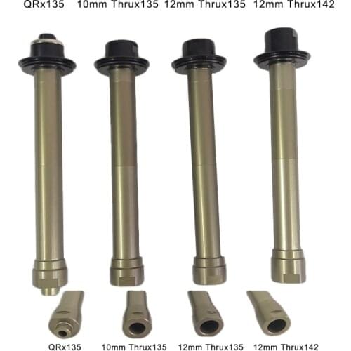 Novatec D792SB 6 Bolts Disc Rear Hub Replaced QRx135 10mm thrux135 12x135 TA through Axle Shaft Replacement Conversion Kits