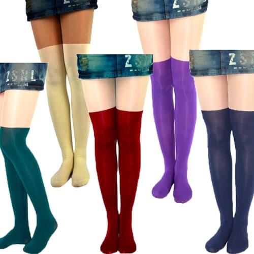 New Style Tights Women Nightclubs Sexy Candy Color Tinted Sheer False Stitching Stocking Pantyhose Tattoo Tight For Girls