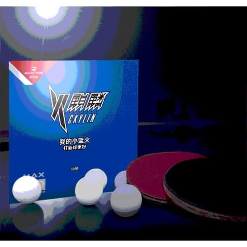 NEW Arrival CKYLIN Blue Fire Blue Sponge Table Tennis Cover / Table Tennis Rubber/ Ping Pong Rubber Send XVT film