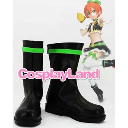 Love Live ! Hoshizora Rin Cosplay Boots Cosplay Show Costume Anime Party Shoes Custom Made Boots
