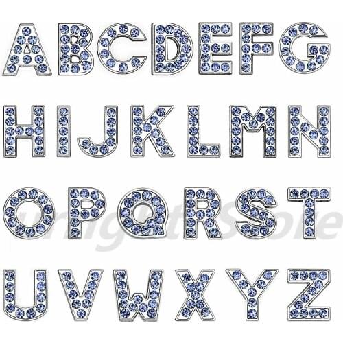 Necklace Jewelry charms bracelets Crystals beads for jewelry making charms for women collares diy slide letter kids gift 50pcs