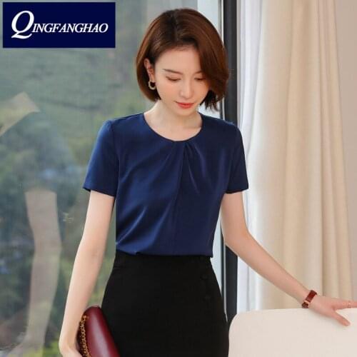 QingFangHao Womens White Shirts