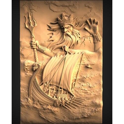 STL Relief Model 3D Model for CNC Router 3D Printer Artcam Aspire Bas Relief STL File Format 3D Carving Home Wall Decoration