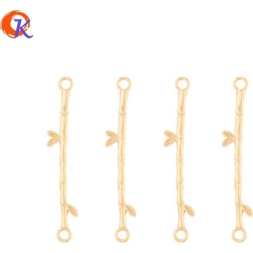 Cordial Design 100Pcs 7*34MM Jewelry Accessories/Connectors/Copper Material/Bamboo Shape/DIY Making/Hand Made/Earring Findings