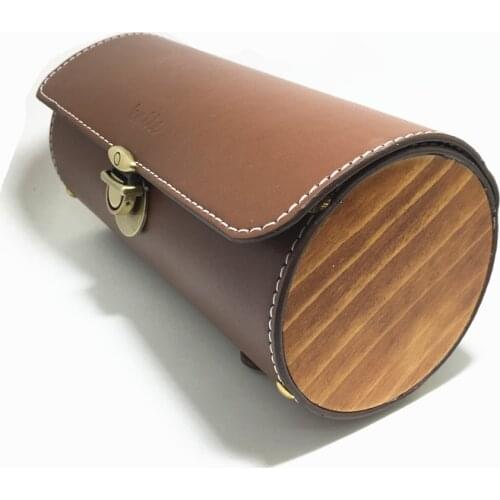 Q400 Bike Saddle Bag Bike Retro Bags Bicycle Tail Bag PU Wood Back Seat Tail Pouch Personalized Cycling Bicycle Accessories