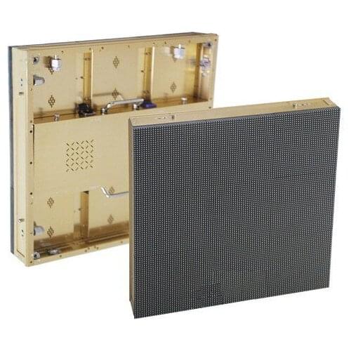 TEEHO 6pcs/lot SMD2121 P4 indoor full color golden brushed rental aluminum cabinet rental led display 512mm*512mm led videotron