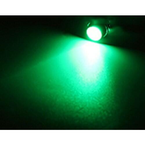 Brake & Running Tail Pilot Lamp LED Green Lights 12V 2Pcs 5/16\" Bright