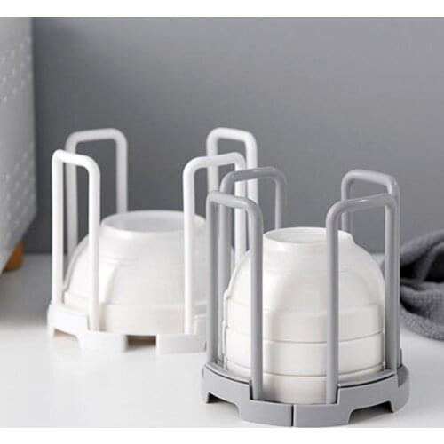 Retractable Drain Dish Rack Kitchen Organizer Plastic Containers Household Tableware Storage Shelf Simple Home Accessories