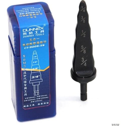 High Quality 5-in-1 Inch Tube Expander Pipe Expander Dril Electric Repair Support Swaging Tool Drill Bit Expander