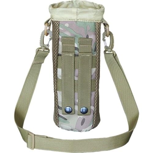 1 pcs Multi-purpose outdoor water bottle bag tactical outdoor water bag travel hiking hiking thermos cup bag