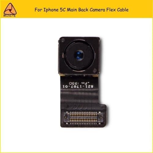 10PCS/LOT 100% TEST WORKING For iPhone 5C Back Rear Camera With Flash Module Sensor Flex Cable Repair Parts