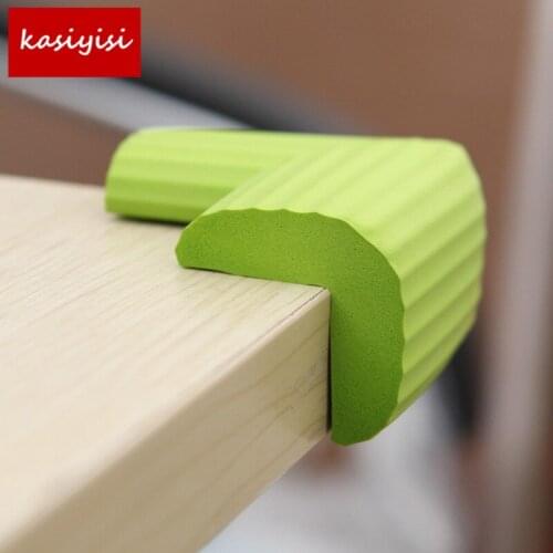 10 Pcs/Lot Stripe Anti Collision Table Angle The New Hot Candy Colors Baby Thick L-Shaped Artifact ATRQ0703
