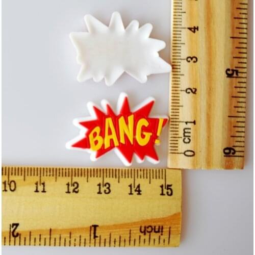 10PCS Colorful DIY Popular Words Bang OMG Super Ornament Flatback Fit School Bag/Luggage/Pencil/T Shirt/Garment/Trouser Adulst