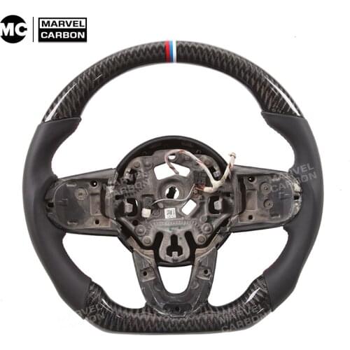 100% Real Carbon Fiber Steering Wheel for Mini R61 F55 F56 JSW Cooper Clubman Countryman