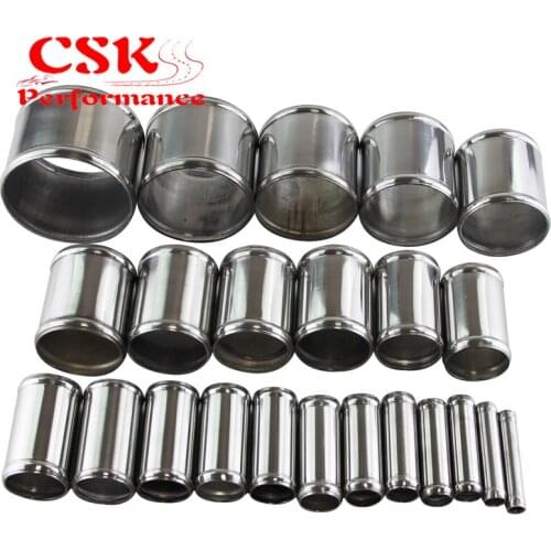 2.36'' 60 mm Aluminum Hose Adapter Tube Joiner Pipe Coupler Connector 10PCS L=3