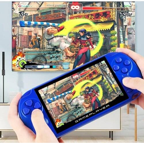 2021 X9 5.1inch Handheld Game Console Video Game Classic Dual Joystick Built-In 10000 Games Handheld Game Players