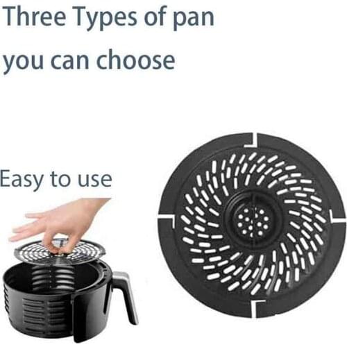 LBER Non-Stick Air Fryer Replacement Grill Pan for Gowise Gourmia Cozyna Ninja Air Fryer, Accessories Fit 2QT-2.6QT Air Fryer
