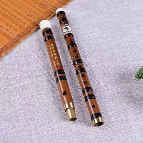 High Quality Bamboo Flute Professional Woodwind Flutes Musical instruments C D E F G Key Chinese dizi Transversal Flauta
