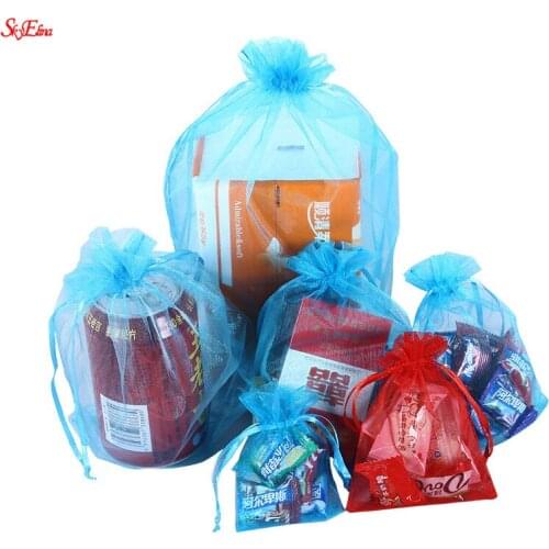 Cheap 25PCS 20x30cm Organza Bag Wedding Pouches Jewelry Packaging Bags Wedding gift bag 6z SH319