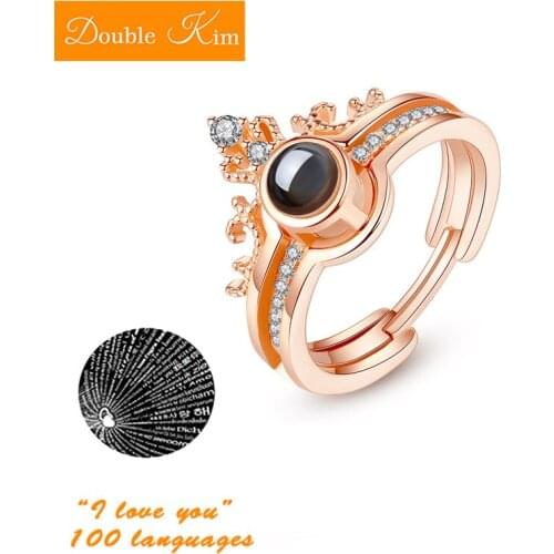 Помолвочные кольца Double kim China At AliExpress