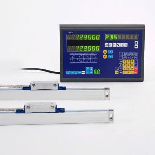 BIGA 2 Axis DRO Digital Readout With Linear Encoder Linear Scale For Mill Milling Machine