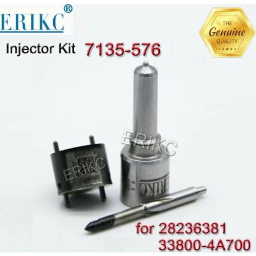 ERIKC 7135-576 Fuel Injectors Repair Kits Nozzle H379 G379 and Valve 9308-625C for Hyundai 28236381 33800-4A700
