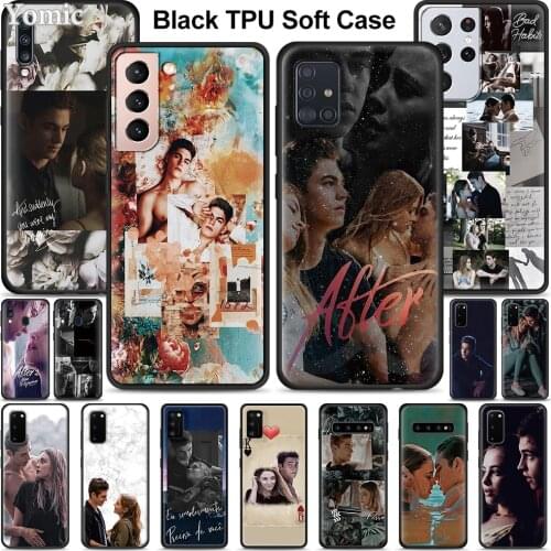 Movie After Hardin Case For Samsung Galaxy S21 Ultra A51 A71 A52 A72 5G S20 FE A50 A70 A41 A31 A30 A21s TPU Black Phone Cover