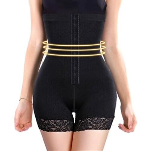 Plus Shapewear Workout Waist Trainer Corset Butt lifter Tummy Control Plus Size Booty Lift Pulling Underwear Shaper Slimming