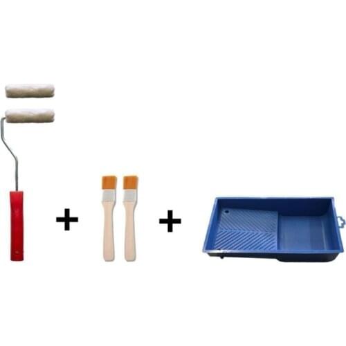 Velvet Roll Brush Set 10cm