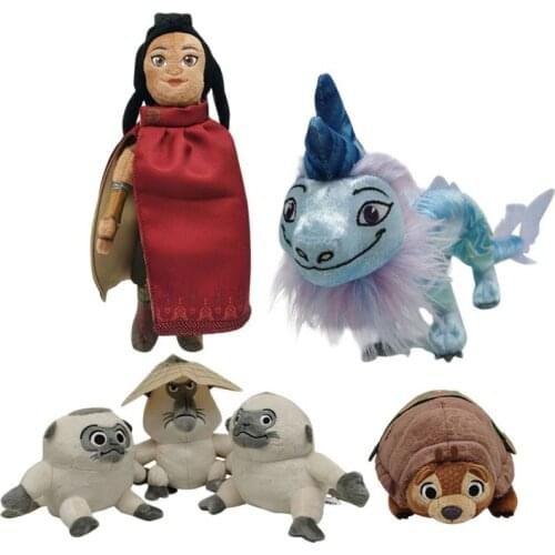 New! High Quality Raya and the Last Dragon Plush Toys Cute Animals Sisu Tuk Dragon Stuffed Toy Gifts for Children