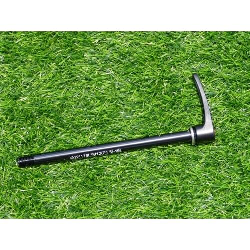 Axle for Bike Frame Wheel boost Thru-axle 148mm * 12mm For Rear Fork Hub spacing : 148mm ⌀12 * 178mm L * M12 (P1.5) *16.5mm L