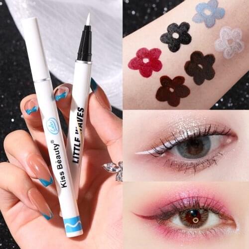 New Colorful Liquid Eyeliner Pen Quick Dry Waterproof Big Eye Makeup Comestics Long Lasting Ultra-fine Eyeliner Pen TSLM