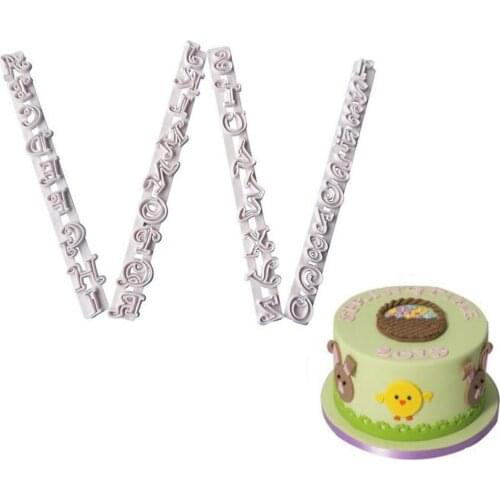 DIY 3D Silicone Leter Fondant Cake Mold Baking Silicone Bakeware Mould