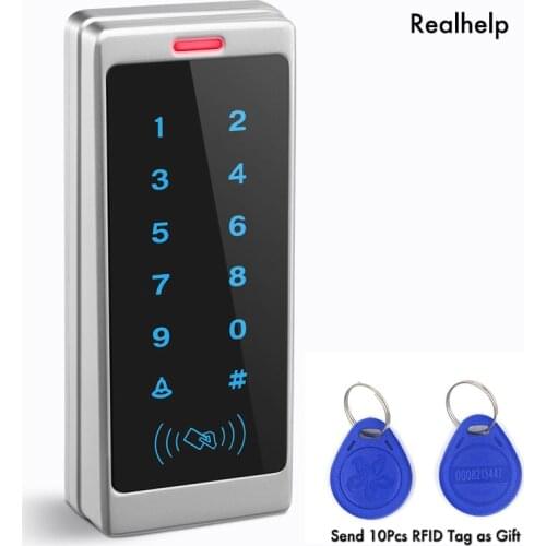 Touch Keypad Entry System Support 1000Card and 500Password One Touch Entry Office Access Waterproof Access Wiegand Card Reader