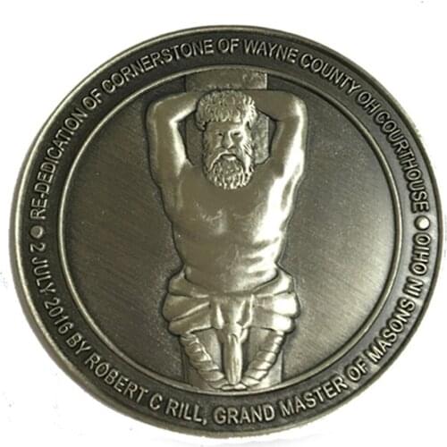 Discount Bronze Carving 3D Coin Manufacturer Promotion Metal Challenge Coin