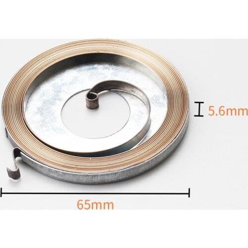 Small Type Chainsaw Rewind Starter Spring Metal Recoil Pull Starter Spring for 52/ 58 Chainsaw Log Saw Replacement Spring