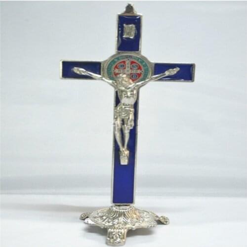 Standing Christian Jesus Cross Church Religious Ornament Sacrament crucifix rood Holy Article Souvenirs jesu Latin Cross