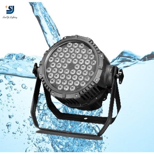 Led par lights 54x3W DJ Par LED 54*3w lights IP65 Waterproof Wash Disco Light DMX Controller effect for Small paty KTV