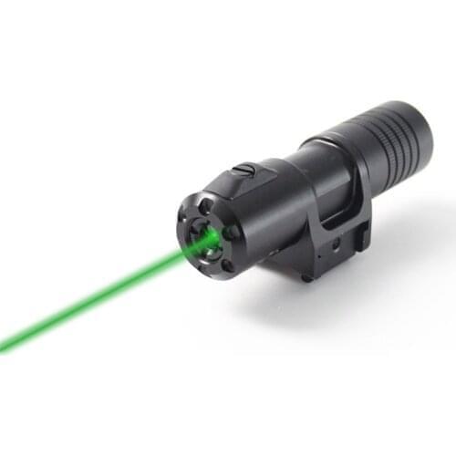Tactical Rifle Hunting Green Laser Sight IPX8 Waterproof Picatinny Rail Mounted Airguns Laser Scope for M4 AR15 AK47 mira laser