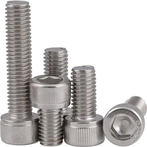 Hex Socket Head Cap Screw A4 Stainless Cup Head Allen Bolts M10 M12