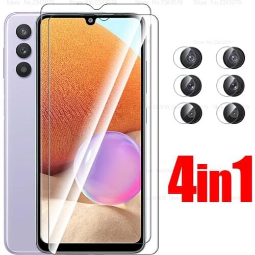 For samsung a32 tempered glass for samsung galaxy a 32 a32 samsunga32 screen protector samsun sumsun galaxi a 32 lens glass film