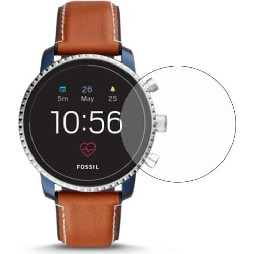 Tempered Glass Protective Film Clear Guard For Fossil Q Explorist HR Gen 4 Generation Watch Smartwatch Screen Protector Cover